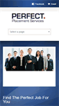 Mobile Screenshot of perfectplacementservices.com
